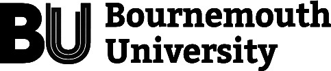 Bournemouth University Black & White Logo