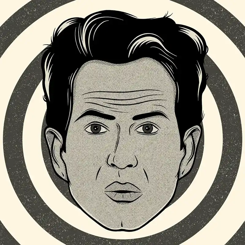 Illustration of Dennis Reynolds from It's Always Sunny In Philadelphia as the Day-Man