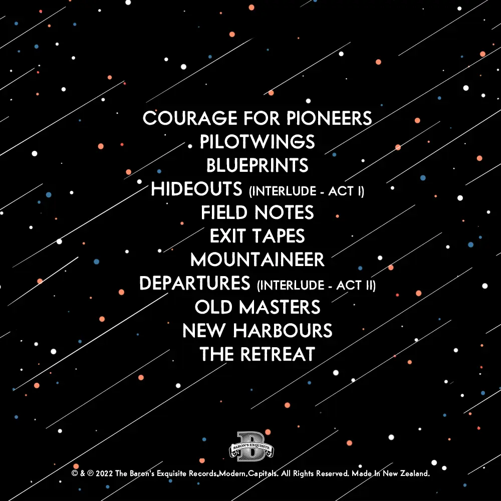 Modern Capitals - Together Let Us Walk Amongst The Stars Back Cover