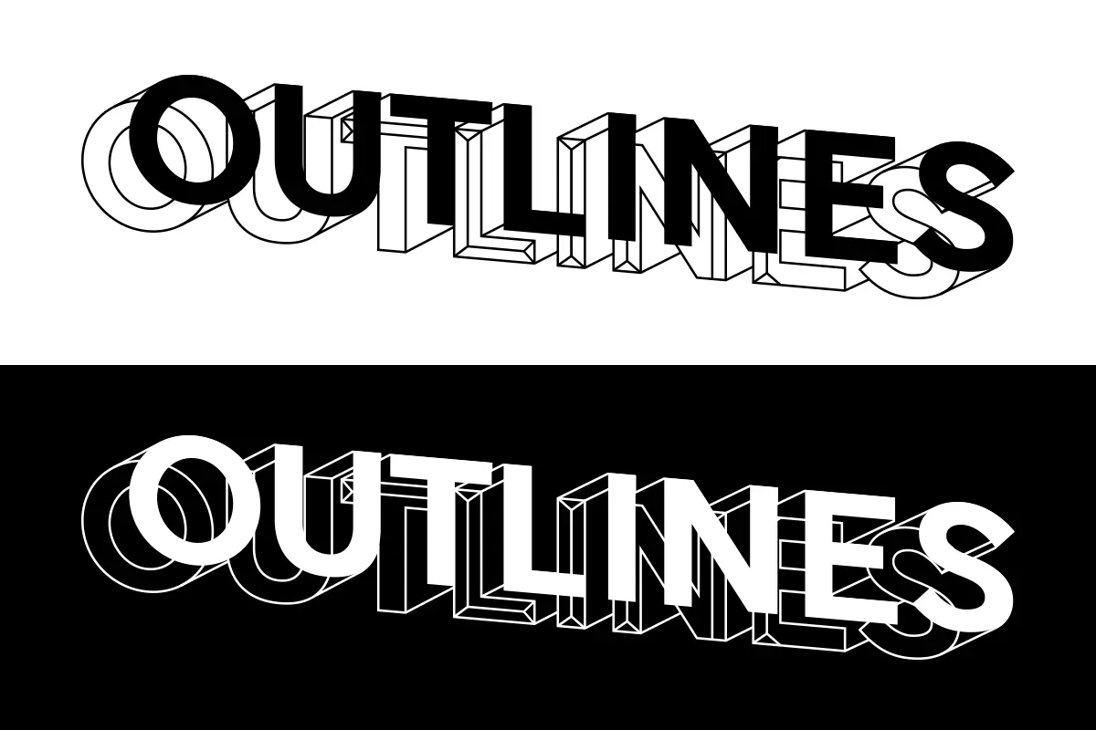 Outlines - Creative & Digital Showcase 2018 - Main Logo