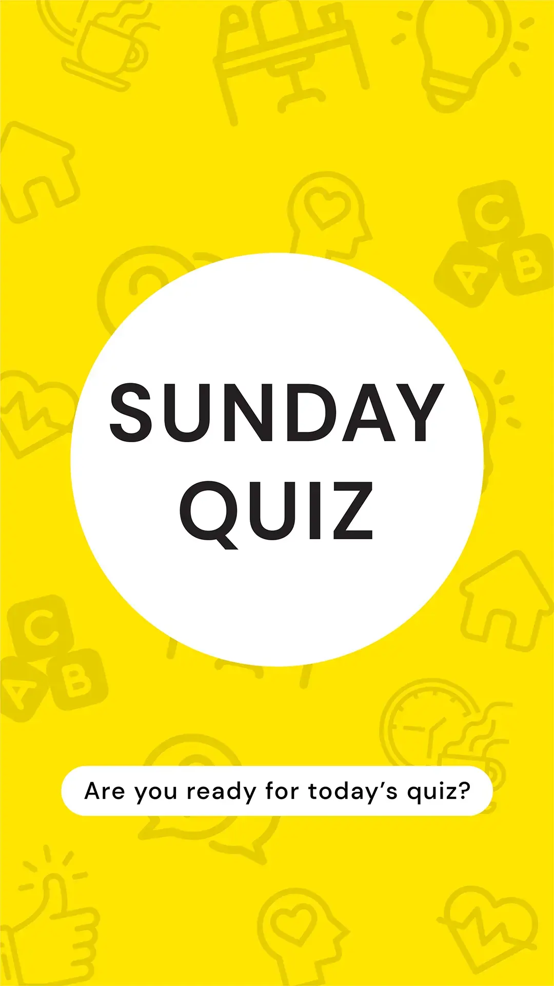 Snack Drawer - Sunday Quiz Social Story 01