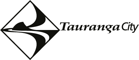 Tauranga City Council Black & White Logo