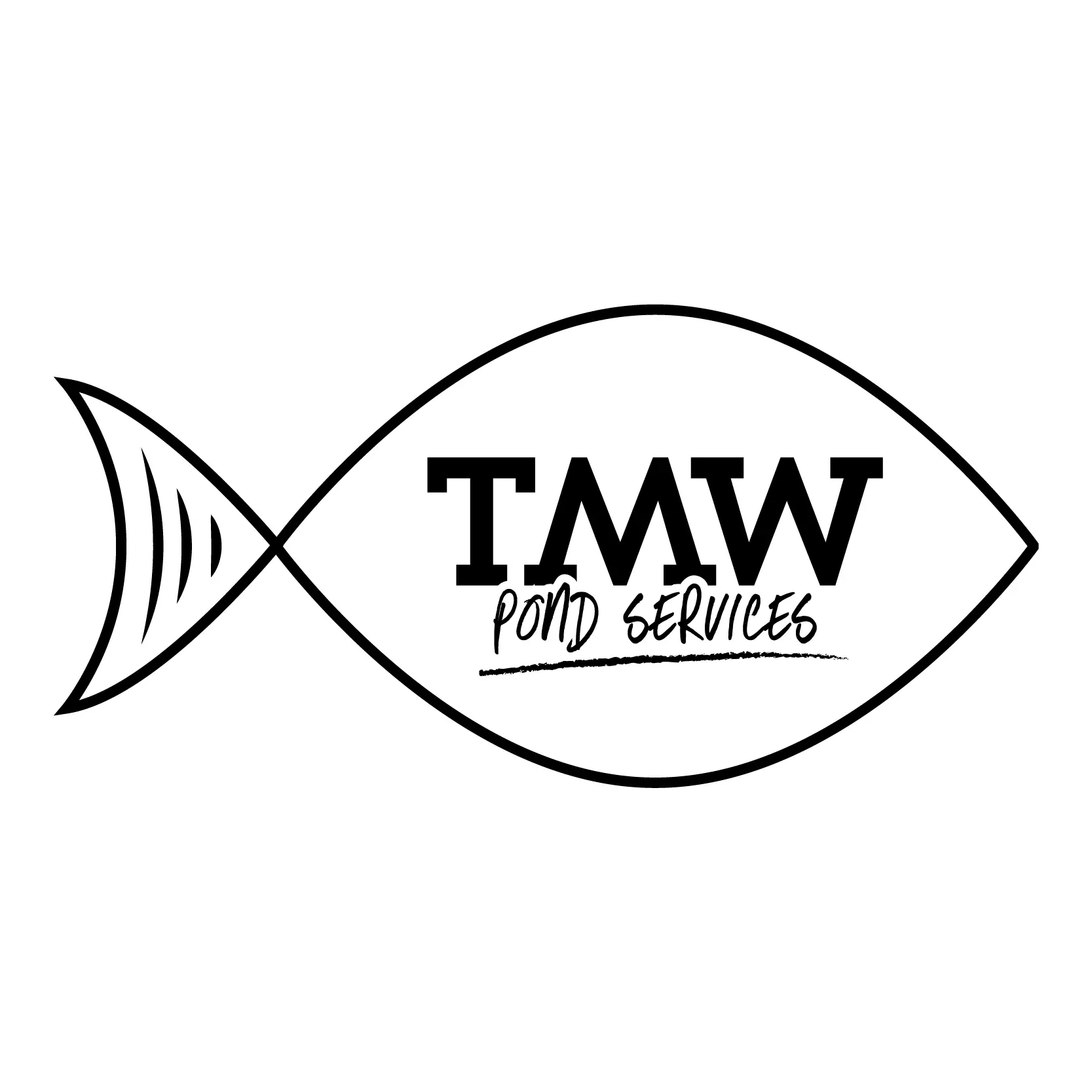 TMW Logo - Black On White
