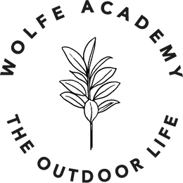 Wolfe Academy Black & White Logo